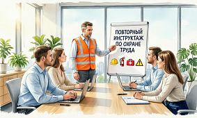 Повторный инструктаж по охране труда 2026: кто проводит, сроки, порядок